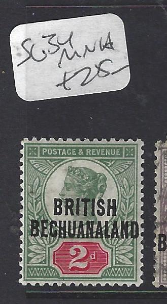 BECHUANALAND (P1910B)  QV  ON GB  2D   SG 34   MNH