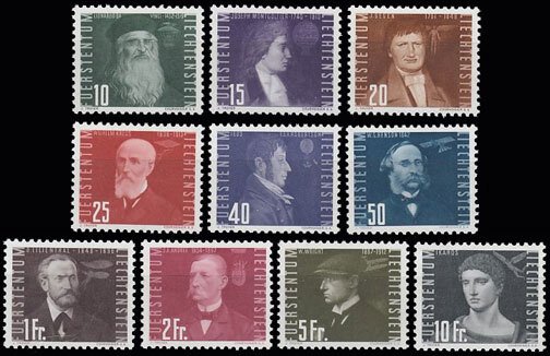 Scott #C24-33 Famous People MNH