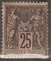 France Off Zanzibar 5 Cer 5 MHR F/VF 1894 SCV $12.50