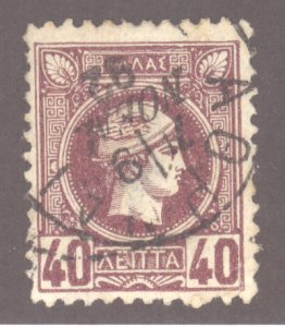 Greece, Scott #114, Used, thin