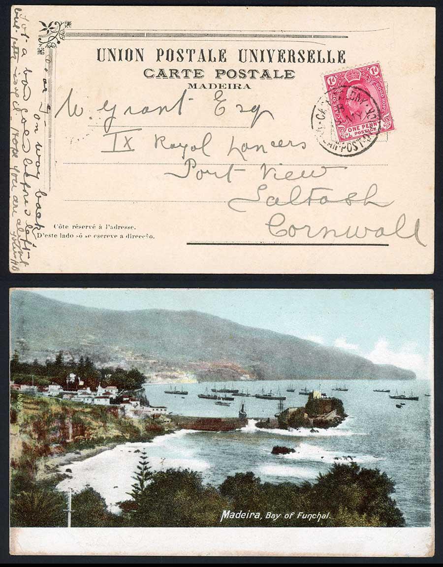 Cape of Good Hope 1907 Ocean Post Office B postmark on postcard of