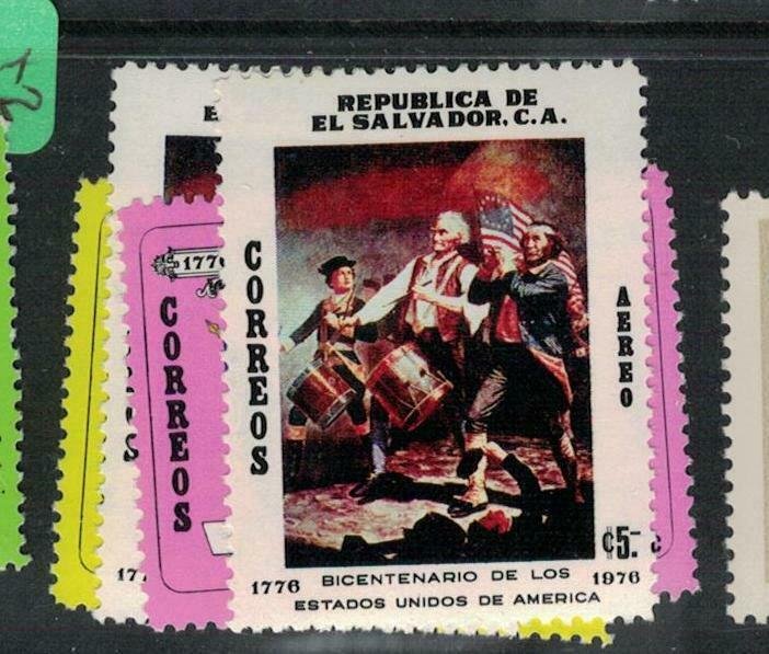 El Salvador SC 870-1, C383-4 MNH (9ecq)