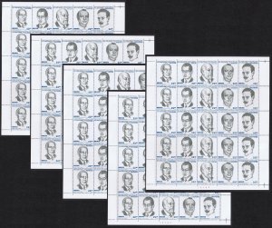Mexico Mexican Scientists 5 Sheets 1985 MNH SC#1393-1397 SG#1750-1754