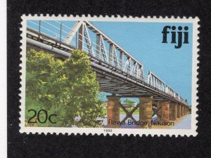 Fiji 1992 20c Rewa Bridge, Scott 418k MNH, value = $5.50