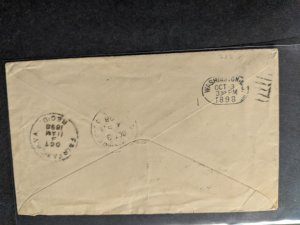 1898 SPANISH AMERICAN WAR War Dept Postal History Cover Harrisburg, PA 