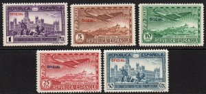 Spain Sc #CO1-CO5 Mint Hinged