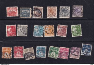 Denmark 1905-27 Full sets Accumulation Used 15680