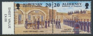 Alderney  SG A132a  SC# 135a Garrison Island  Mint Never Hinged see scan 