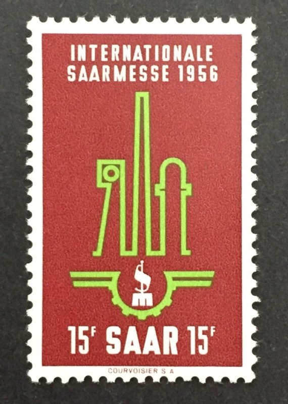 Saar  1956 #260, International Fair, MNH.