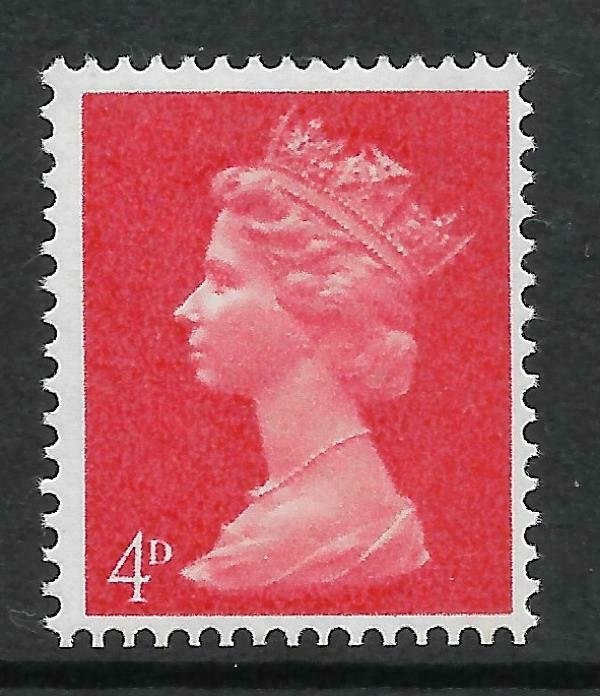 Sg Spec U16b 4d Machin with RB Uncoated UNMOUNTED MINT/MNH