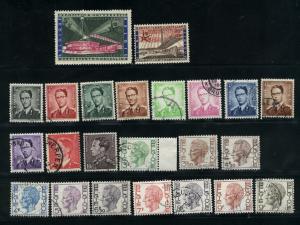 Belgium  70 different Mint & used  PD  3.00