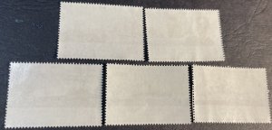 CHILE # 485-489--MINT/NEVER HINGED---COMPLETE SET---1976