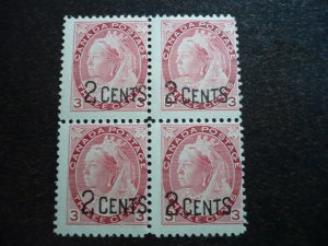 Stamps - Canada - Scott# 88 - Mint Never Hinged Block of 4 Stamps - Overprinted