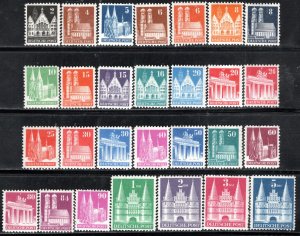 Germany AM Post Scott # 634 - 661, mint nh, cpl set