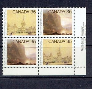 CANADA - 1980 ACADEMY OF ARTS - LOWER RIGHT PB - SCOTT 852a - MNH