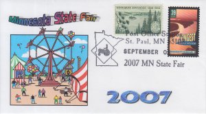 2007 Minnesota State Fair St Paul MN w/Computer-generated Cachet