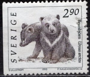 Sweden; 1993: Sc. # 1922: Used Single Stamp
