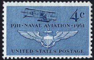 SC#1185 4¢ Naval Aviation Anniversary Single (1961) MNH