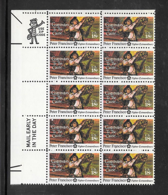 #1562 MNH Zip & Mail Early Block of 10