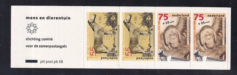 Netherlands  #B638a-B640a  MNH  1988 Cultural welfare booklet man and the zoo