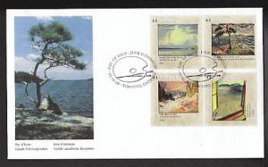 Canada 1560a-1560d Paintings 1995 U/A FDC  