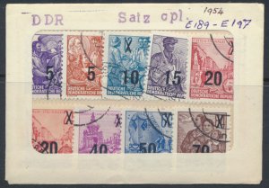 German Democratic Republic  SC#  216-233 as issued folder see details & scans