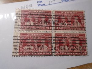 Canada   #  213  used  block