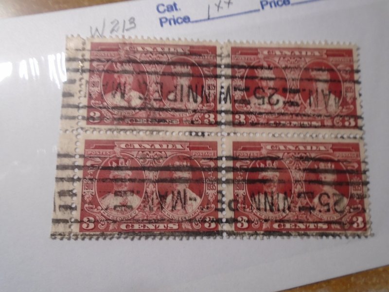 Canada   #  213  used  block