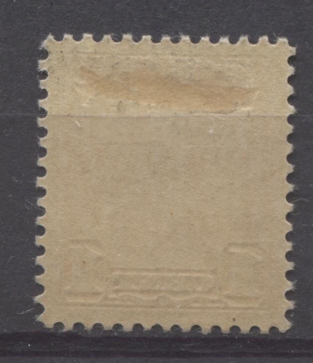 Canada #149 1c Orange King George V 1928 Scroll Issue No Mesh VF-78 OG HR