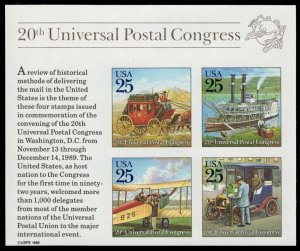 United States - Scott 2438 - Mint-Never-Hinged - Imperforate Souvenir Sheet