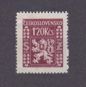 1947 Czechoslovakia D11 Coat of Arms