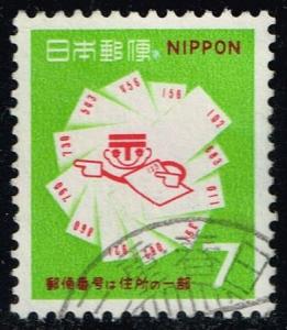 Japan #997 Postcards and Postal Code Symbols; Used (0.25)