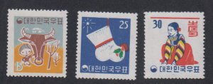 Korea - 1960 - SC 318-20 - NH - Complete set