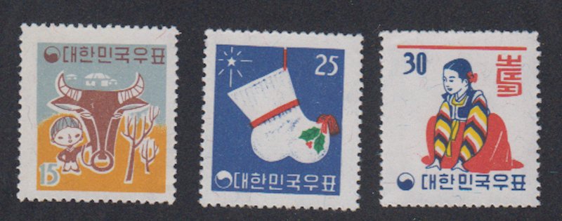Korea - 1960 - SC 318-20 - NH - Complete set