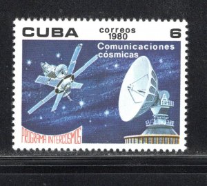 CUBA Sc# 2323 SPACE    INTERCOSMOS PROGRAM 6c 1980  MNH mint