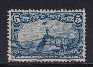 288 VF used neat cancel with nice color cv $ 25 ! see pic !