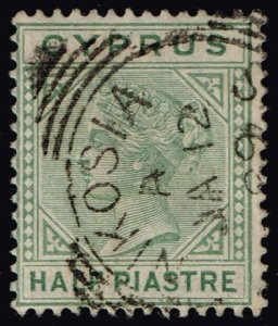 Cyprus #19a Queen Victoria; Used (2Stars)