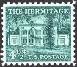 SC#1037 4½¢ The Hermitage Single (1959) MNH