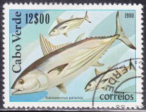 Cape Verde 414  Katsuwonus Pelamis Fish 1980