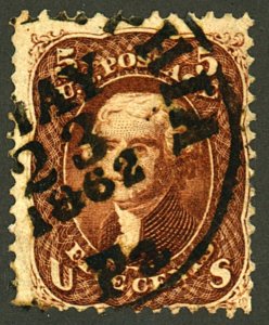 U.S. #75 USED WITH APS CERT