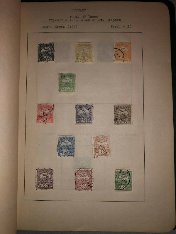 HUNGARY Large Mint & Used Stamp Collection 1888-1926 Collection Album+Stockbook