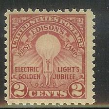 US Cat # 654, Electric Light, M-LH*-
