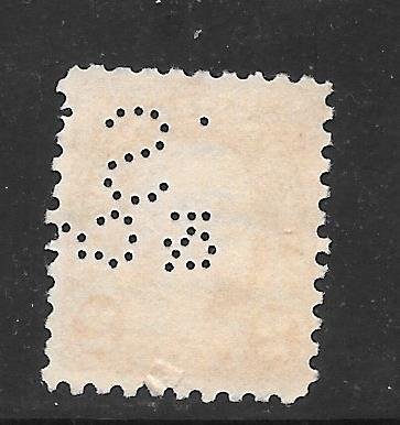#583 Used Perfin Single