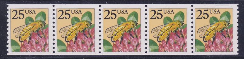 US 2281 MNH 1988 Honeybee PNC-5 Pl #1