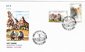 Turkey 1992 Sc B237-8 FDC