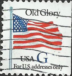 # 2884 USED G STAMP OLD GLORY