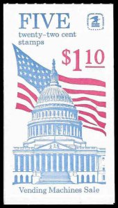 PCBstamps  US #2116a (BK144) $1.10(5x22c)Flag over Capital, MNH, (3)