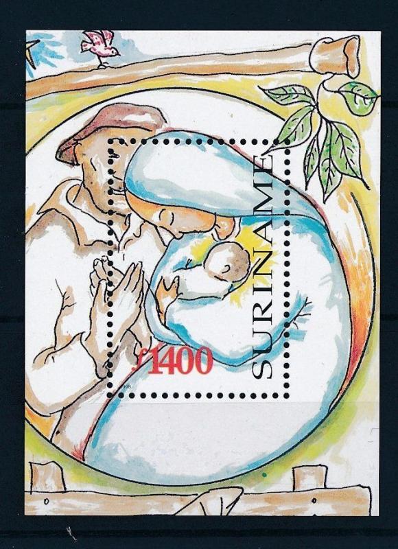 [SU1002] Suriname Surinam 1998 Christmas Souvenir Sheet MNH