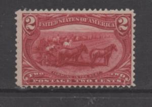 Scott#  286   unused  OG hinged   Single