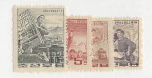 North Korea Sc #494 -7 set of 4 NH VF